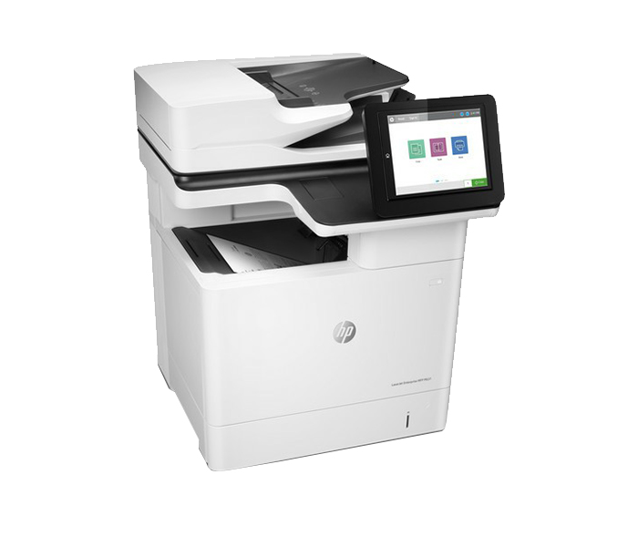 HP M631dn LaserJet Enterprise Multifunction Laser Printer - White - Zoom Image 1