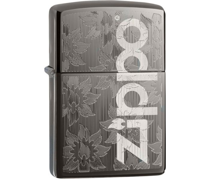 Zippo 29241 150 Zippo Logo Lighter Dark Grey - Zoom Image 3