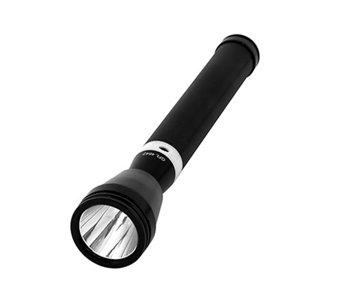 Geepas CO4642+4642 Torch Combo Rechargeable LED Flashlight - Set of 2, Black - Zoom Image 1