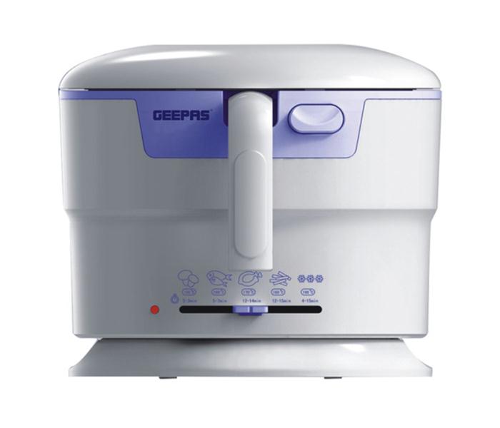 Geepas GDF3772 2.2 Litre Deep Fryer - White & Purple - Zoom Image