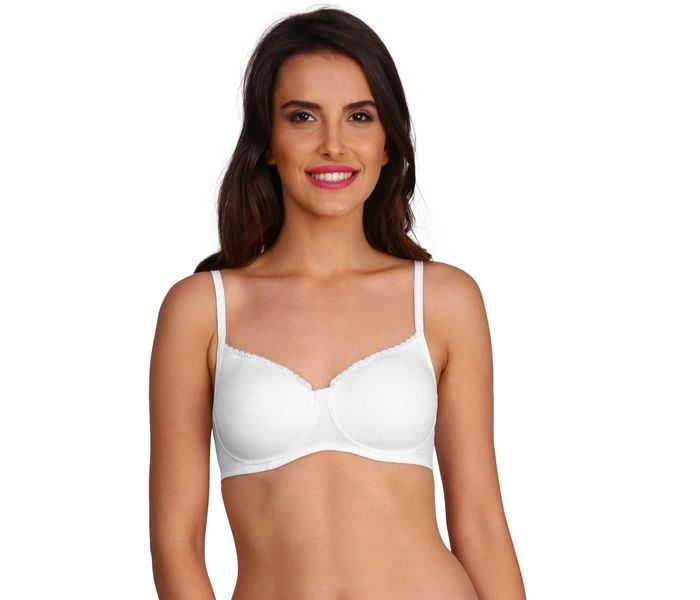 Jockey 1723-0105 Essence Soft Cup Padded Bra, White/32C - Zoom Image