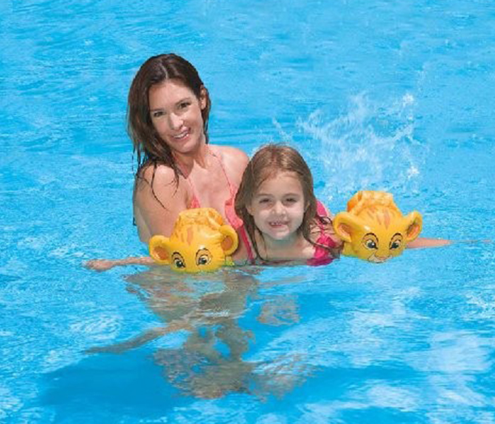 Intex ZX-56649 25 x 23CM Inflatable Lion King Deluxe Swimming Pool Arm Band - Zoom Image 3