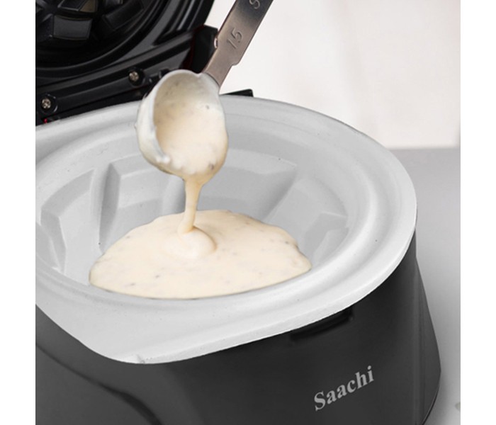 Saachi NL-WM-1550C Double Waffle Bowl Maker Black - Zoom Image 2