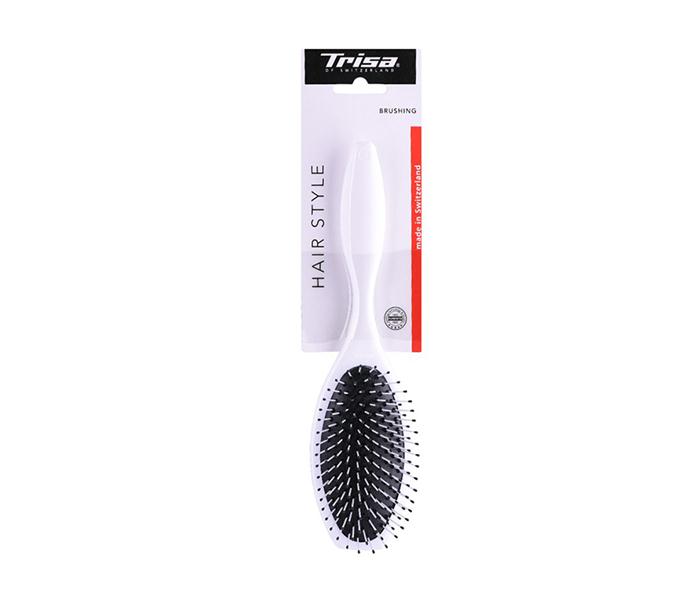 Trisa Large Rubber Cushion Hair Brushing - Metal Pins - Zoom Image