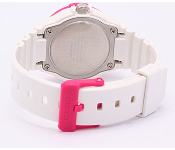 Casio LRW-200H-4BDF Womens Analog Watch White and Pink - Zoom Image 1