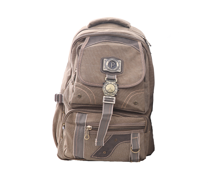 Para John PJBP6567A18 18-inch Army Cut Canvas Backpack - Khaki - Zoom Image