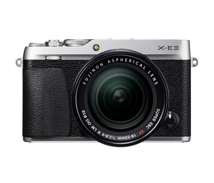 Fujifilm X-E3 Mirrorless Digital Camera with 18-55mm Lens - Silver - Zoom Image 1