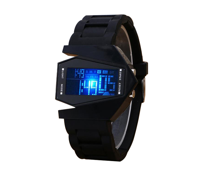 Sports Digital LED Watch - Black - Zoom Image