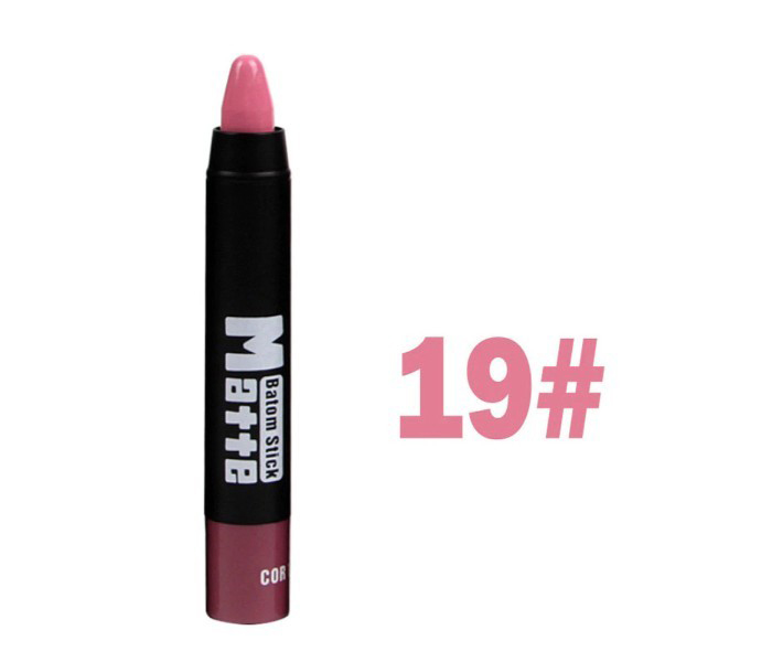 Miss Rose 7301-018B Womens Moisturizing Matte Lipstick Cherry 19 Pink - Zoom Image