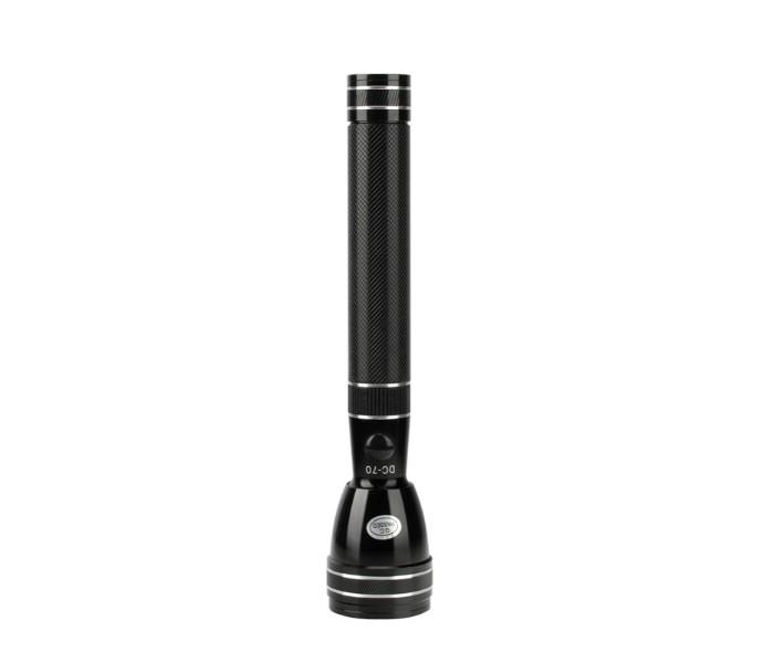 GHS DC-70 LED Rechargeable 2SC Aluminum Torch Light Black - Zoom Image 2