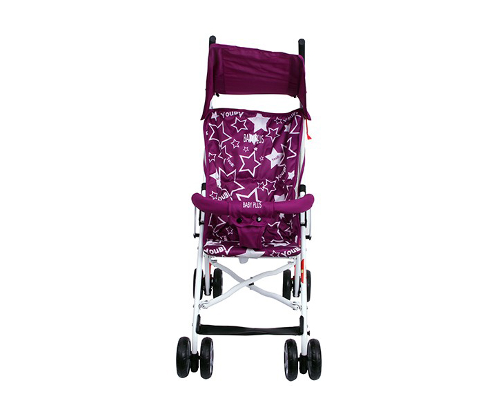 Baby Plus BP7866 Baby Stroller Buggy with Sunshade Canopy - Purple - Zoom Image 3