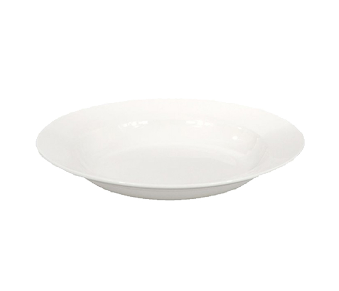 Royalford RF8760 10-inch Round Deep Plate - White - Zoom Image