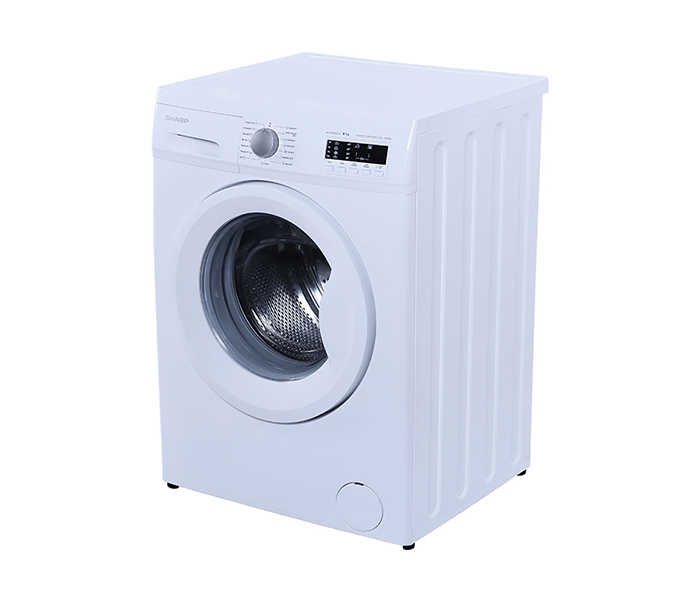 Sharp ES-FE810AZ-W 8 Kg Full Auto Front Load Washing Machine - White - Zoom Image 1