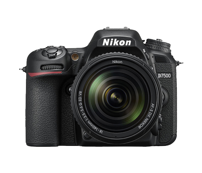 Nikon D7500 with AF-S 18-140mm DSLR Camera - Black - Zoom Image 1