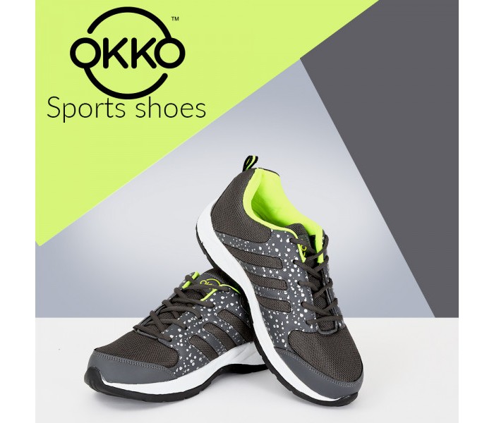 Okko OK33780 Dep 01 Sports Running Shoes EU 44 Grey and Green - Zoom Image 6