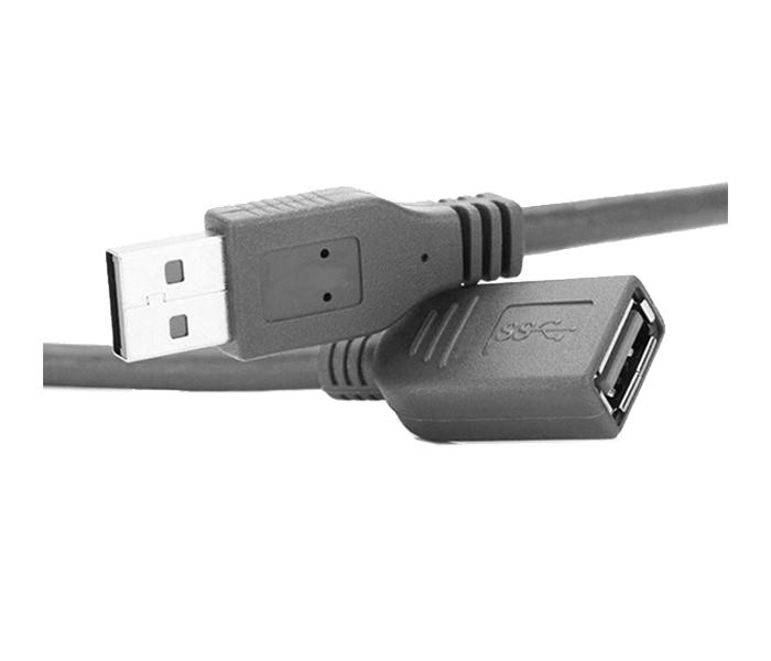 Trands TR-CA108 USB 2.0 Male to Female Extension Cable - Grey - Zoom Image 1