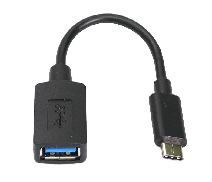 Trands TR-CA903 Type C Male to USB Type A Female Cable Adapter - Black - Zoom Image 1