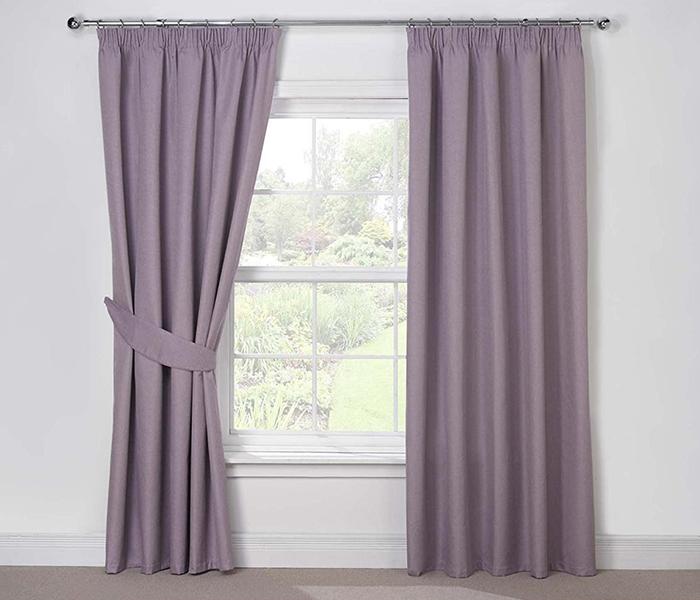 Blue Finch BF-018 200 x 300 cm Normal Fabric Curtain with Installation - Light Brown - Zoom Image