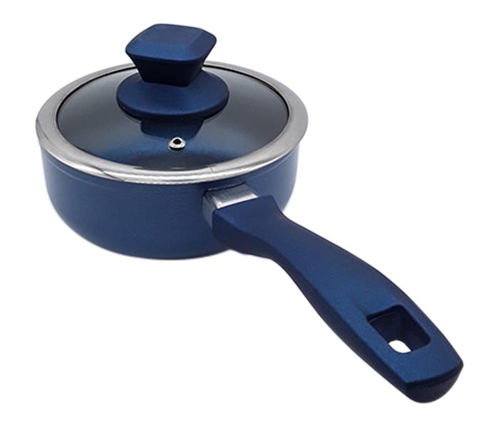 Epsilon EN4757 16cm Milk Pan with Lid - Blue - Zoom Image