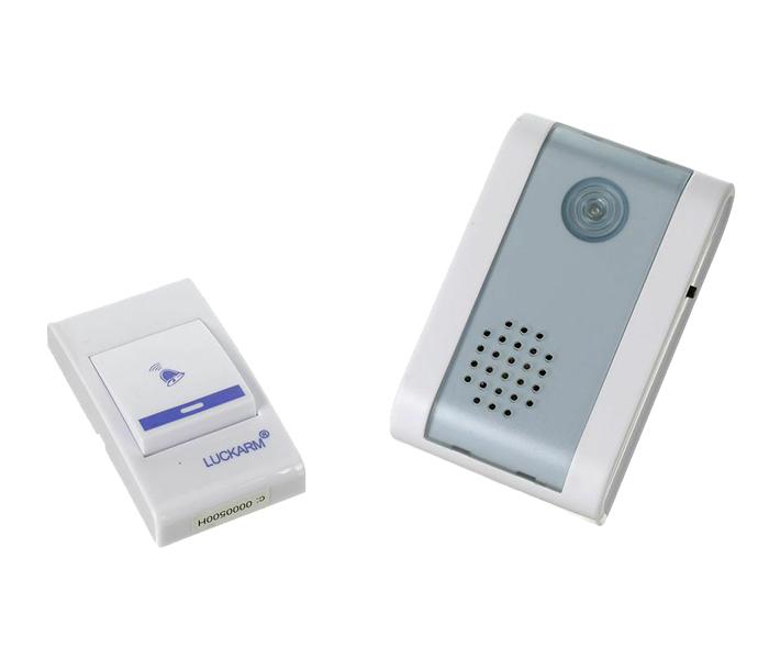 Luckarm Wireless Doorbell with Remote Control - White - Zoom Image 2