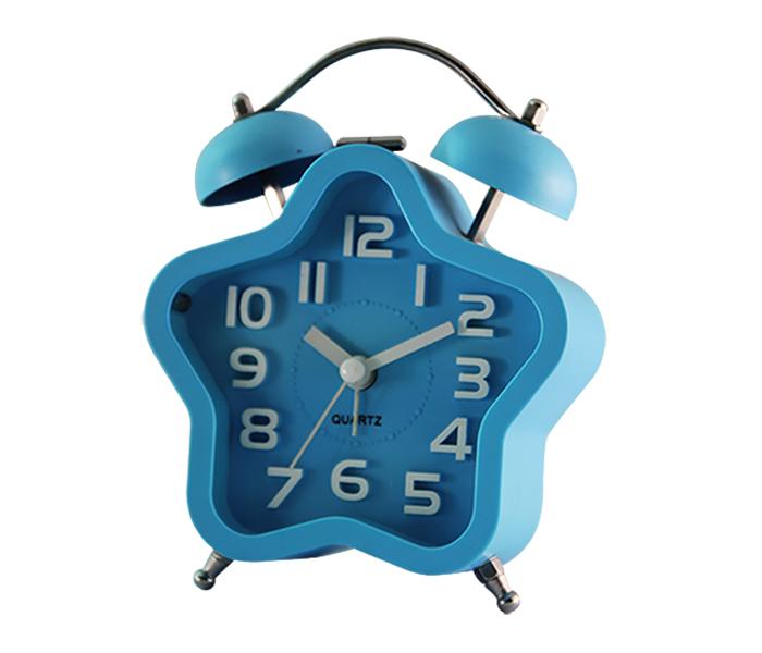 Skysea Star Shaped Metal Twin Bell Fancy Alarm Clock - Blue - Zoom Image 1