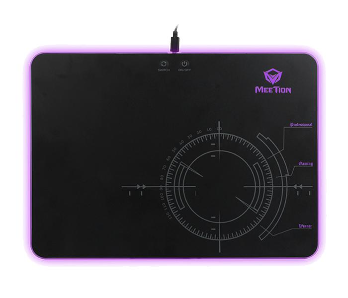 Meetion MT-P010 Backlit Gaming Mouse Pad - Black - Zoom Image 6