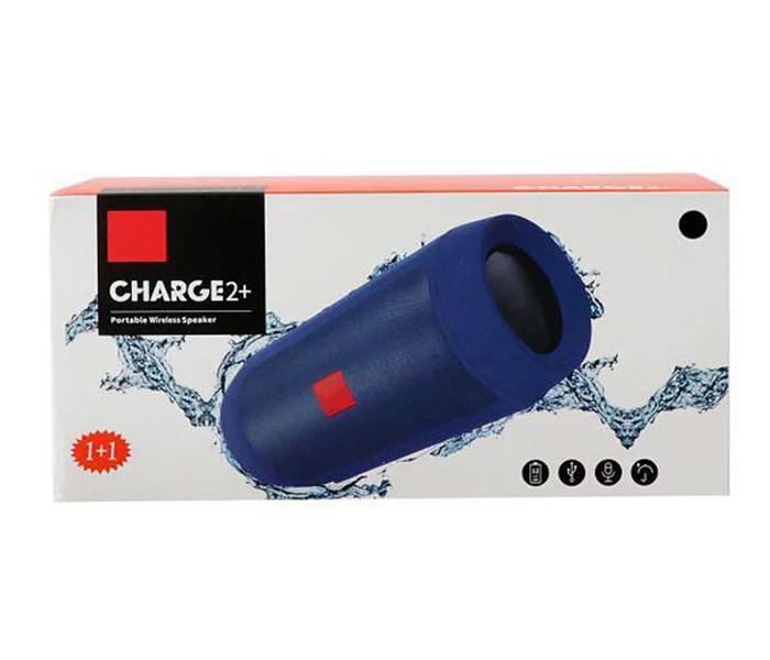 Splash Proof Portable Bluetooth Speaker With Micro Sd, Flash Drive - Blue - Zoom Image 2