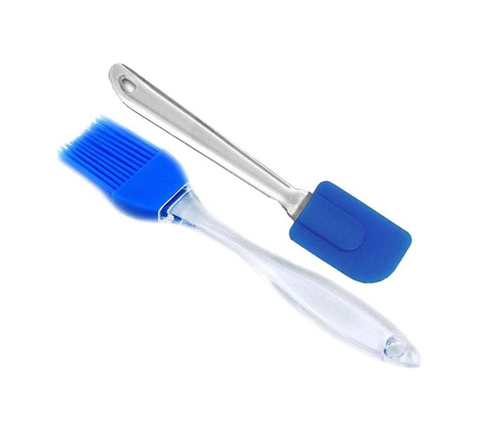 Silicone Spatula Brush - Blue - Zoom Image