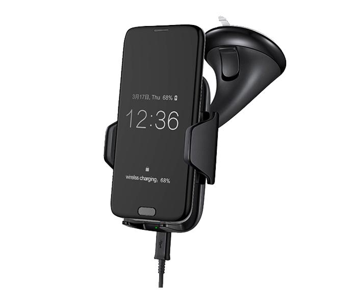 Trands TR-WC4164 Wireless Charger Vehicle Dock - Black - Zoom Image 2