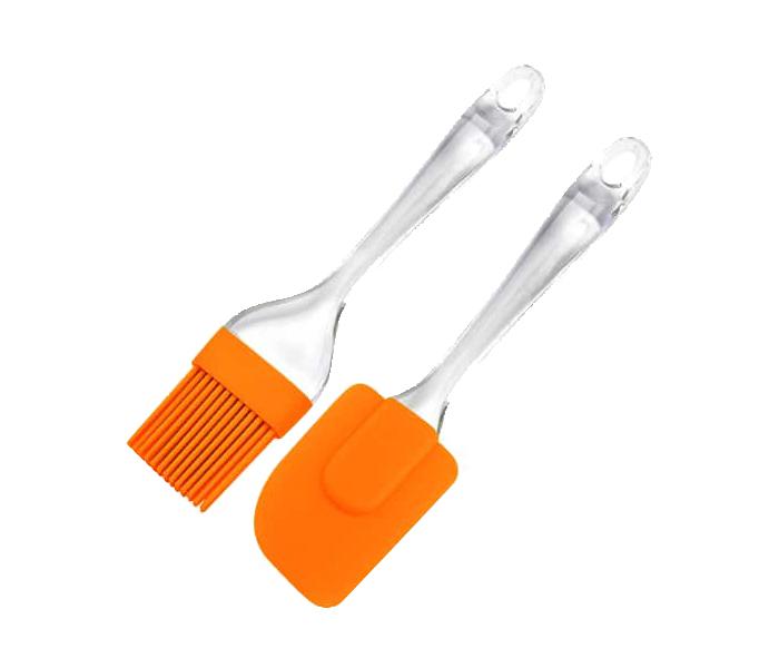 Silicone Spatula Brush - Orange - Zoom Image