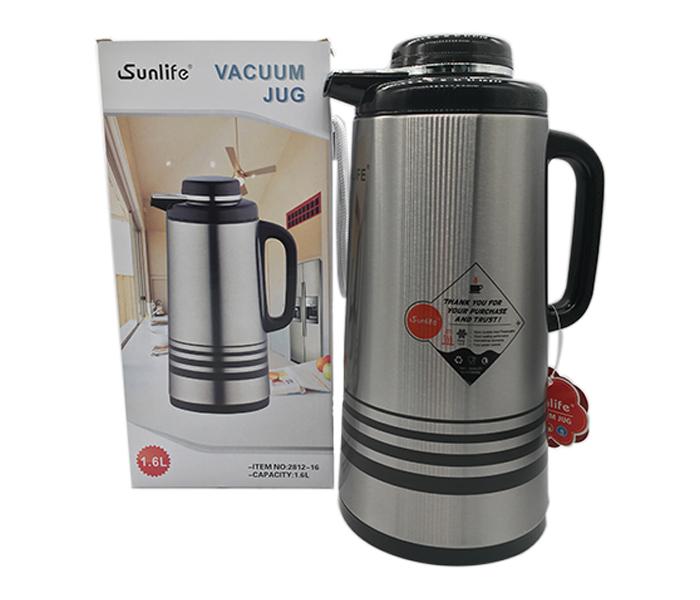 Epsilon EN4634 1.6 Litre Stainless Steel Vacuum Flack - Silver - Zoom Image 1