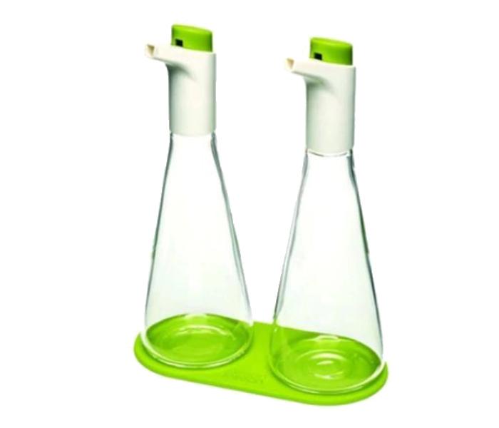 Oil & Vinegar Set with Adjustable Flow Control - Green - Zoom Image 2