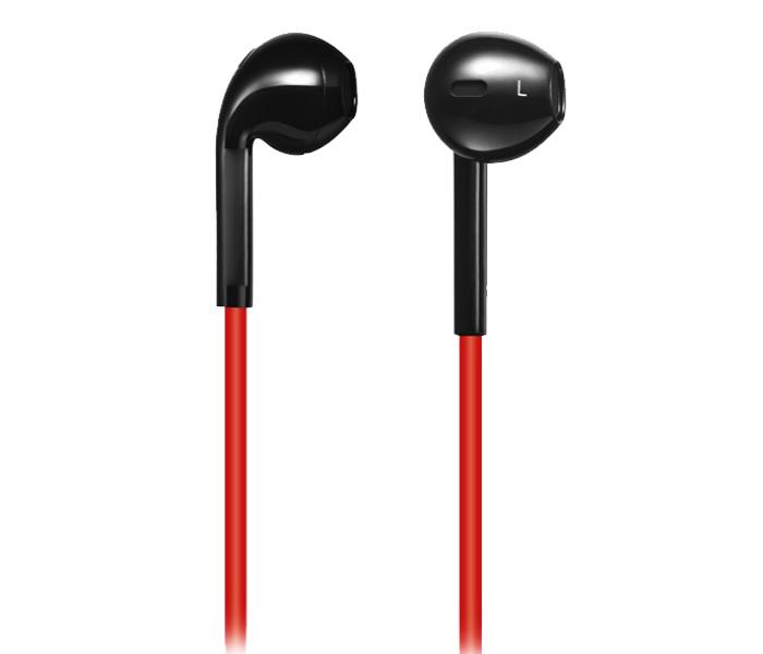 Trands TR-HS8325 In Ear Wired Stereo Earphone with Mic - Black & Red - Zoom Image 2