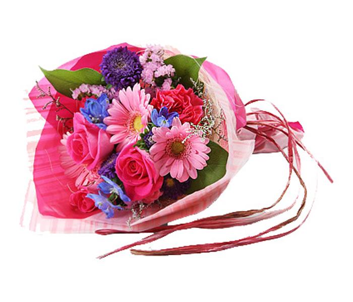 Arabian Florist 10 Stems of Roses, Carnations & Gerberas - Zoom Image