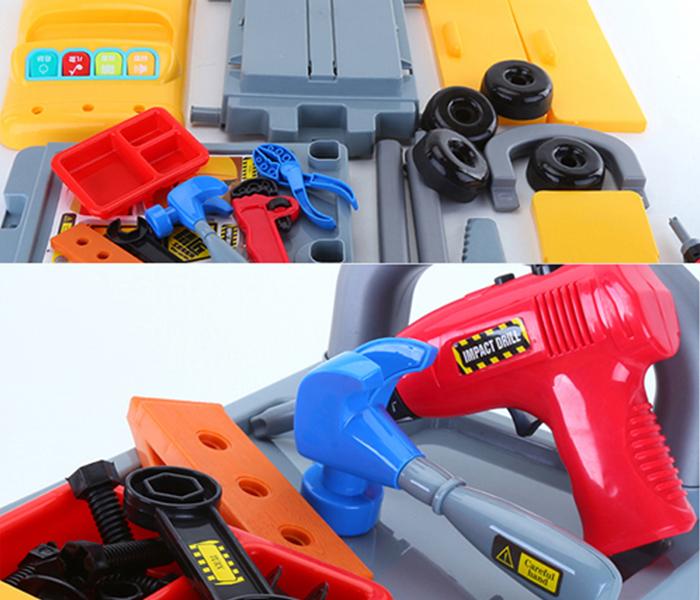 38 Pieces Tool Cart Construction for Kids - Zoom Image 2