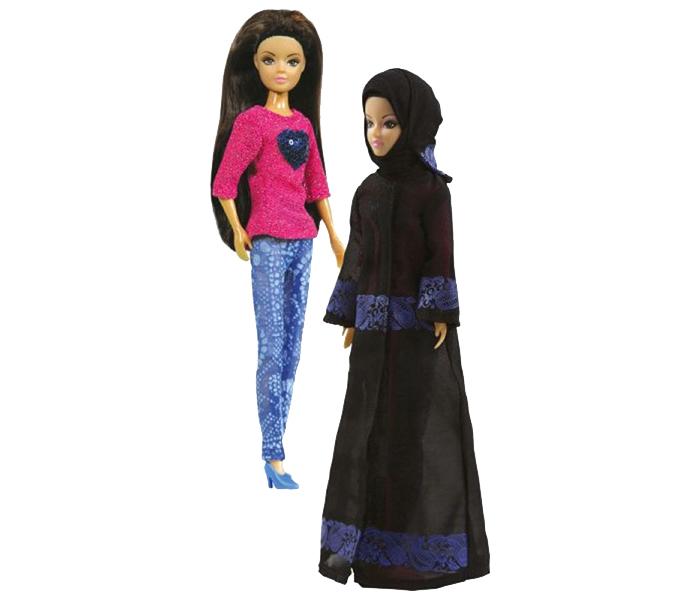 Fulla Basic Abaya Fresh Toy for Kids, Blue - Zoom Image 2