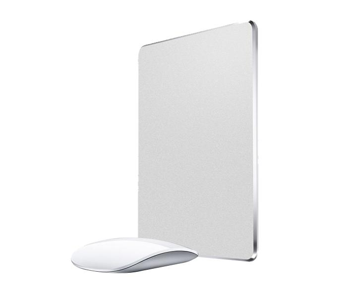 Trands TR-MP477 Aluminium Metallic Edition Non-Slip Rubber Base Mouse Pad - Silver - Zoom Image 4