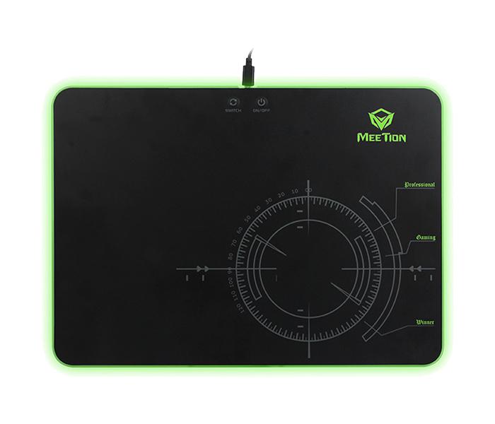 Meetion MT-P010 Backlit Gaming Mouse Pad - Black - Zoom Image 4