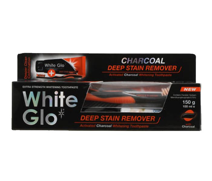 White Glo Charcoal Deep Stain Remover Toothpaste - 150g - Zoom Image 1