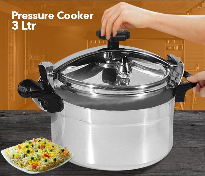 DLC PC103 Pressure Cooker 3L - Silver - Zoom Image 1