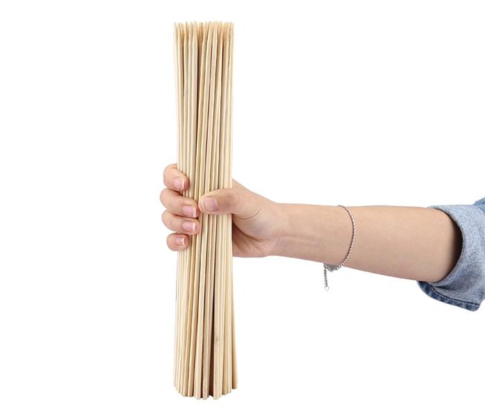 120 Pieces Bamboo Skewer - Beige - Zoom Image 1