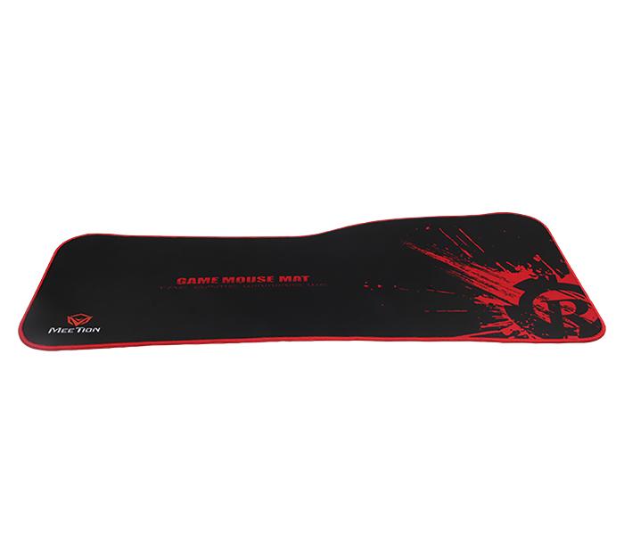 Meetion MT-P100 Longer Rubber Square Gaming Mouse Pad - Black - Zoom Image 1