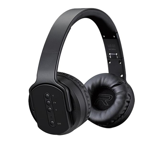 Trands MH2 2 in 1 Speaker Bluetooth Headphone - Black - Zoom Image 1