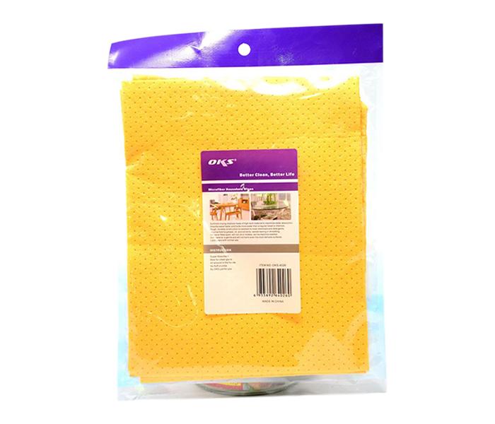 2 Pieces Microfiber Household Wipes - Yellow - Zoom Image 1