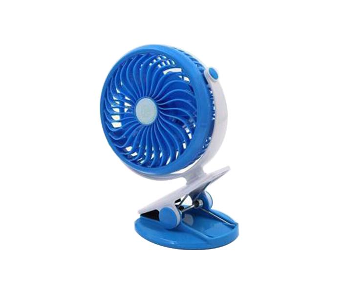 Rechargeable USB Mini Fan with Cooling Function - Blue - Zoom Image 2