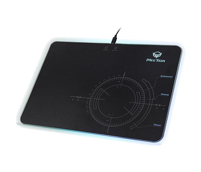 Meetion MT-P010 Backlit Gaming Mouse Pad - Black - Zoom Image 3