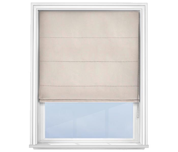 Blue Finch BF-007 100 x 100 cm Roman Blind with Installation - Khaki - Zoom Image