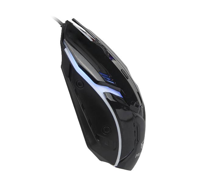 Meetion MT-M371 USB Wired Optical Backlit Mouse - Black - Zoom Image 2