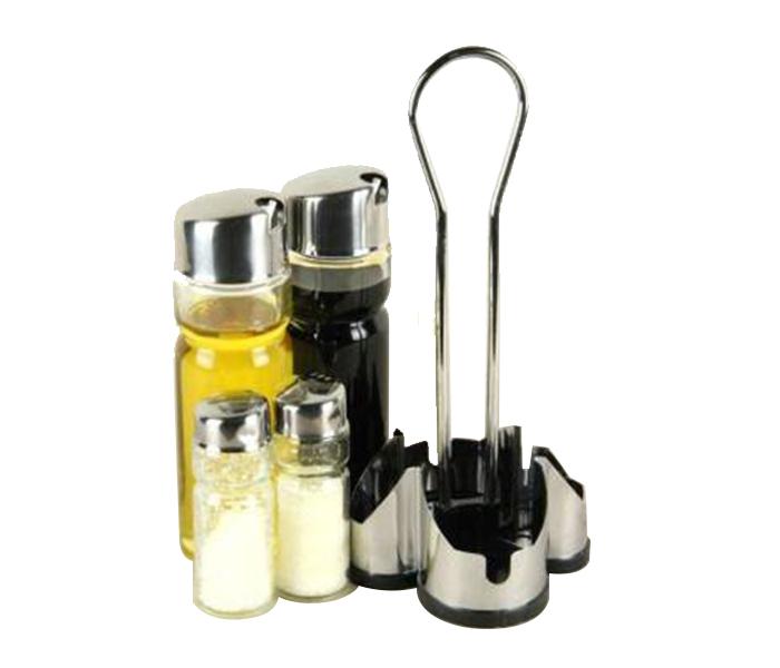 4 Pieces Glass Spice Rack Set - Zoom Image 1