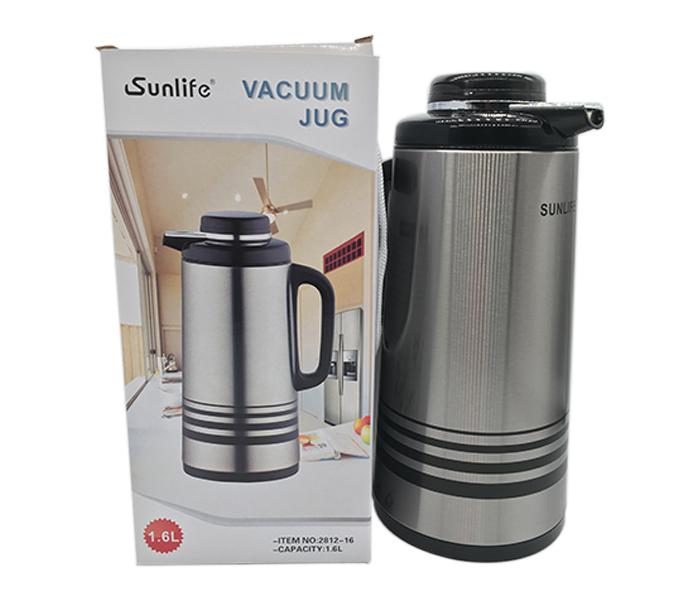 Epsilon EN4634 1.6 Litre Stainless Steel Vacuum Flack - Silver - Zoom Image 2